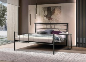 Токио Кровать двуспальная 1600 (Олмеко) Черный